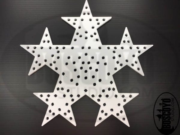 Wreath Star 3 Ring 23"